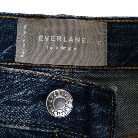 Everlane Womens 23 The Denim Short Cuffed Jean Short - Picture 9 of 10